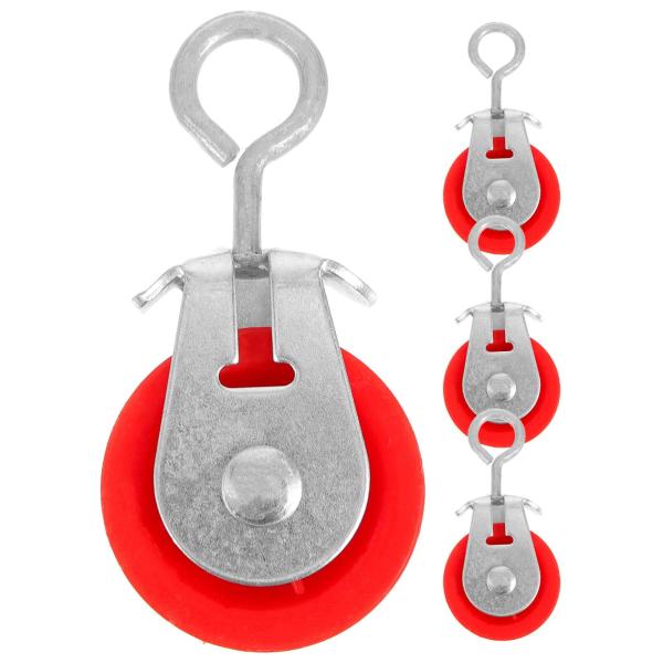 【並行輸入品】Happyyami 4pcs Pulley System Cables Door Te...
