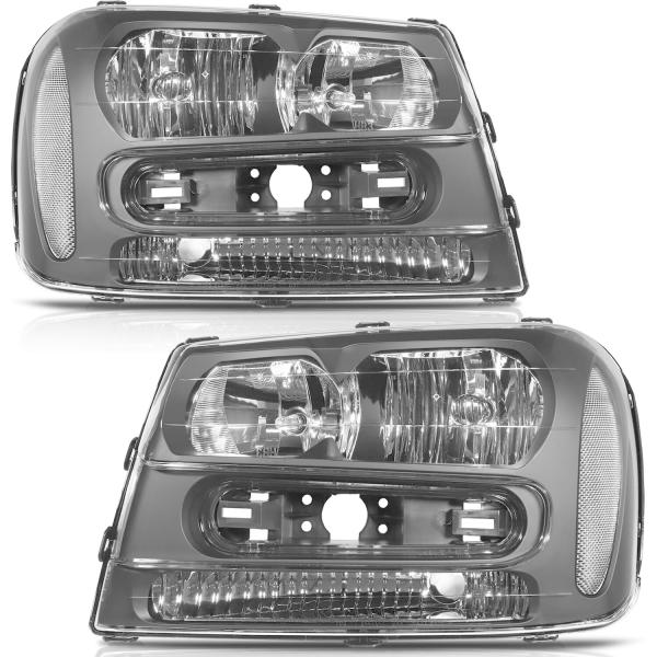 【並行輸入品】 LBRST ヘッドライトアセンブリ シボレー トレイルブレイザー 2002 2009...