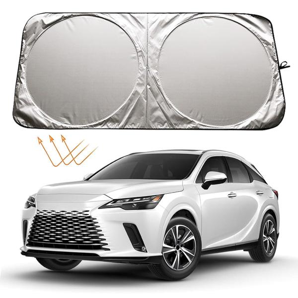 【並行輸入品】XHRING Windshield Sun Shade for Lexus RX RX...