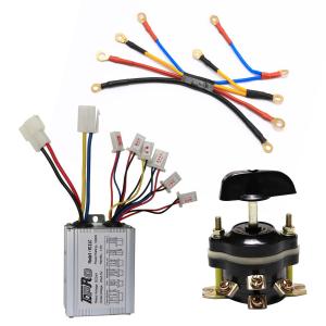 【並行輸入品】Fuerduo 24V 500W Brushed Motor Speed Controller Reverse Swith Wi