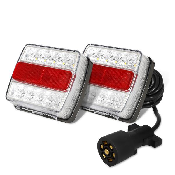 【並行輸入品】 BLACKHORSE RACING LED磁気トレーラーライトキット 2個 2個 L...