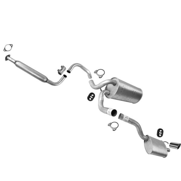 【並行輸入品】Resonator Ext Pipe Rear Muffler Exhaust Sys...