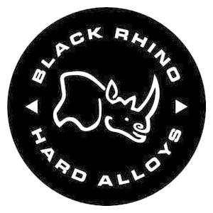 【並行輸入品】Black Rhino Wheels 80mm 交換用エンブレムステッカーのみ Bla...