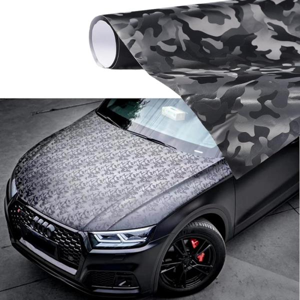 【並行輸入品】Blueshyhall PVC Vinyl Wrap Vehicle Film Cam...