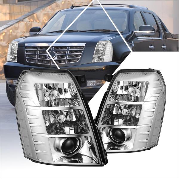 【並行輸入品】 2Pcs HID Projector Headlights Assembly Com...