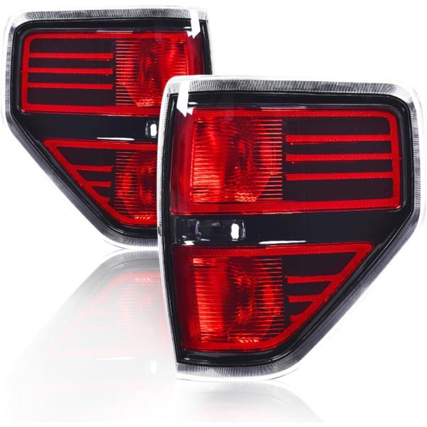 【並行輸入品】 G PLUS Tail Lights Rear Lamp,Fit Ford F150...