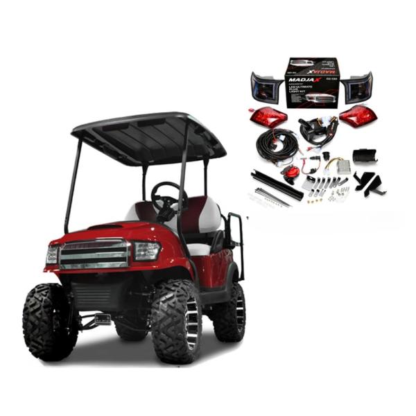 【並行輸入品】 Alpha Off Road Body Kit in Red for Club Ca...