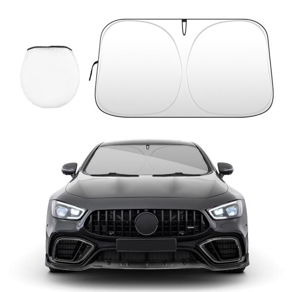 【並行輸入品】Suvnie Car Windshield Sun Shade, 55.1"×27.6...