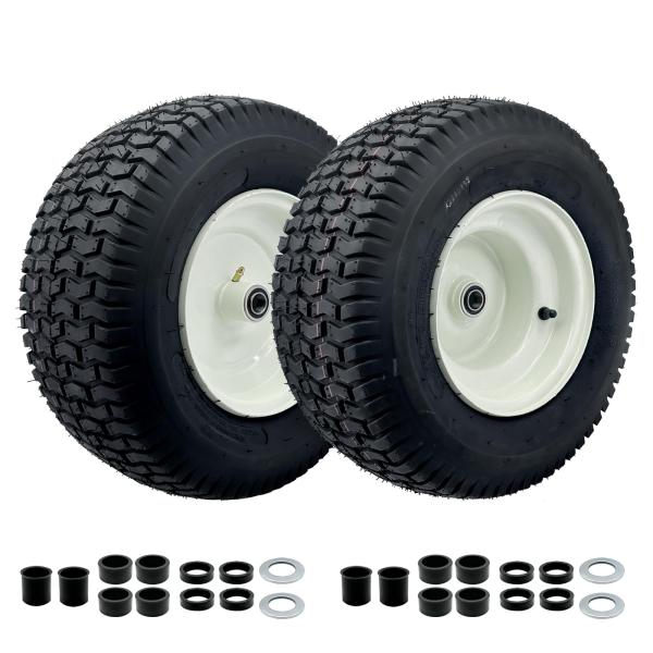 【並行輸入品】16x6.50 8 チューブレス芝刈り機タイヤとホイール(3インチ~6インチオフセット...