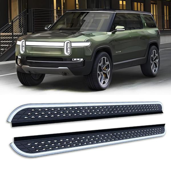 【並行輸入品】Junberoy 2Pcs Running Boards Side Steps Foo...