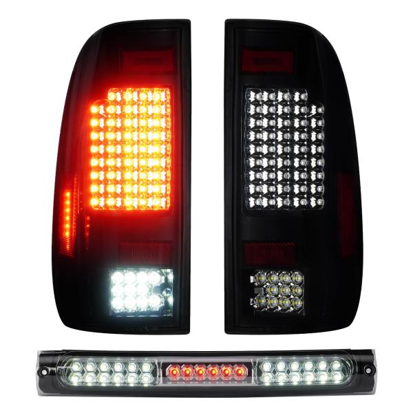 【並行輸入品】 TailLight + 3rd Brake Cargo Lamp for Ford ...