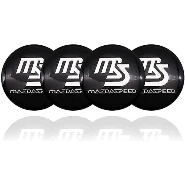 【並行輸入品】AYydsU 4 Pcs Car Hub Centre Caps for Mazda ...