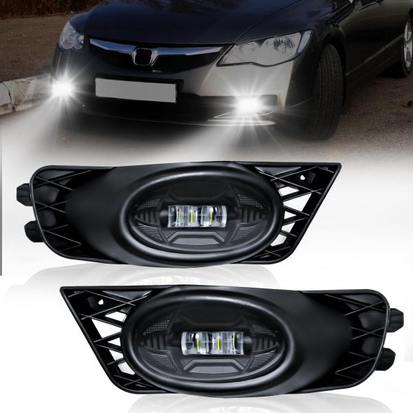 【並行輸入品】OKSIWA LED Fog Lights Fit for 2009 2010 201...