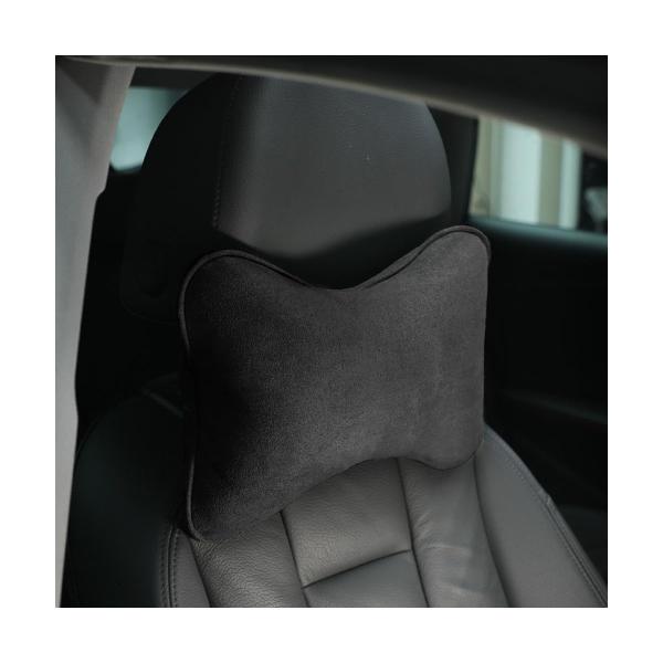 【並行輸入品】KHGUZ 車用ネックピロー ソフトで快適な低反発素材 自動ヘッドレスト枕クッション ...