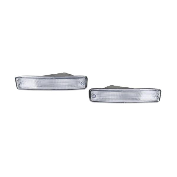 【並行輸入品】SIWOTED JDM Chrome/Clear Front Bumper Turn ...