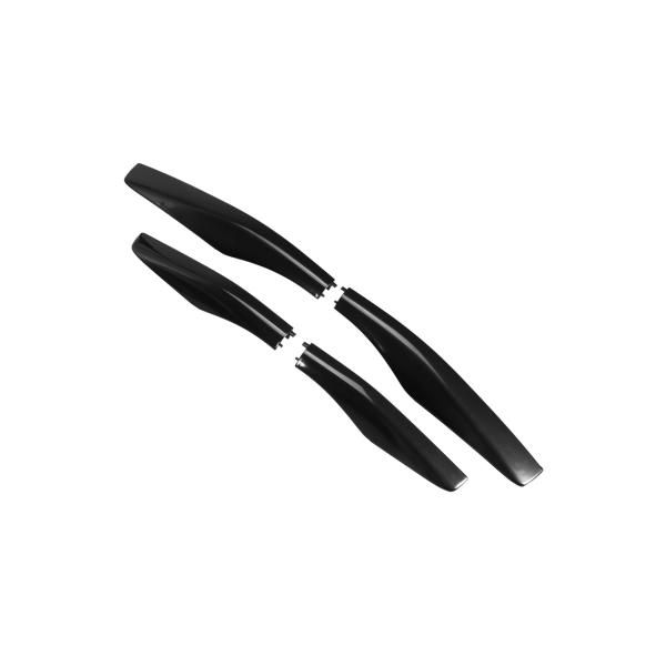 【並行輸入品】Motoforti 4pcs Car Roof Rack Side Rails End...