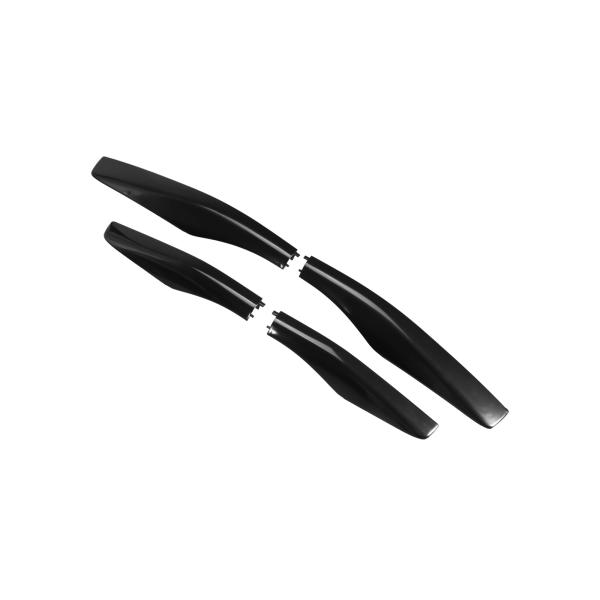 【並行輸入品】Hihaha 4pcs Car Roof Rack Side Rails End Co...