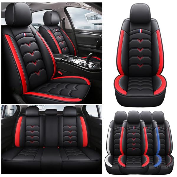 【並行輸入品】合成皮革製カーシートカバー一式。防水、汚れに強いカーシート保護カバー。車、トラック、S...