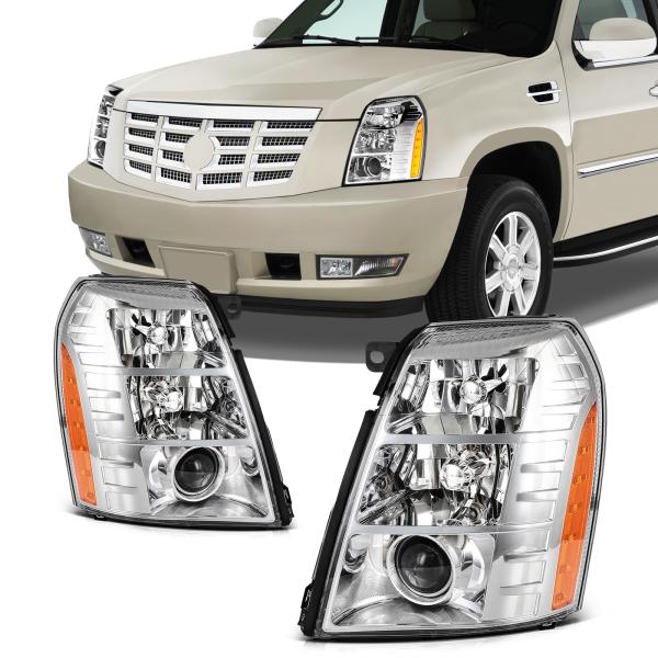 【並行輸入品】 SCITOO Headlights for 2009 2014 for Cadill...