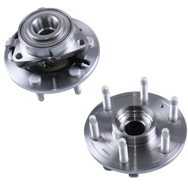 【並行輸入品】EMTMOUN 2pc 515096 4WD Front Wheel Hub Bear...