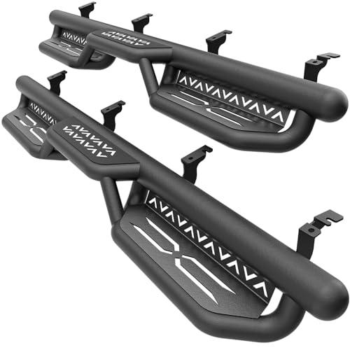 【並行輸入品】OBNAUX CrewMax Cab Running Boards Compatibl...