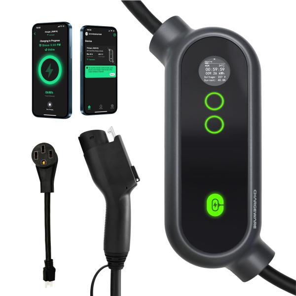 【並行輸入品】CHARGEWARE Level 2 Smart EV Charger with Ap...