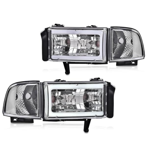【並行輸入品】 DOTCOM LED ライト ストリップ ヘッドライト 電球なし、Dodge Ram...