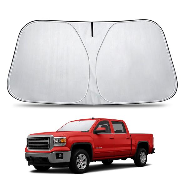 【並行輸入品】CiueeOra フロントガラスサンシェード GMC Sierra 1500 2500...