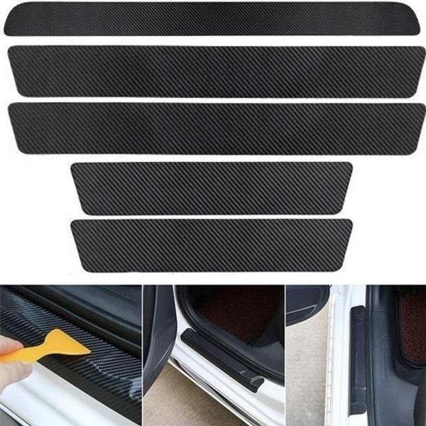 【並行輸入品】WUDIWEI 5PCS Car Door Sill Protector for BY...