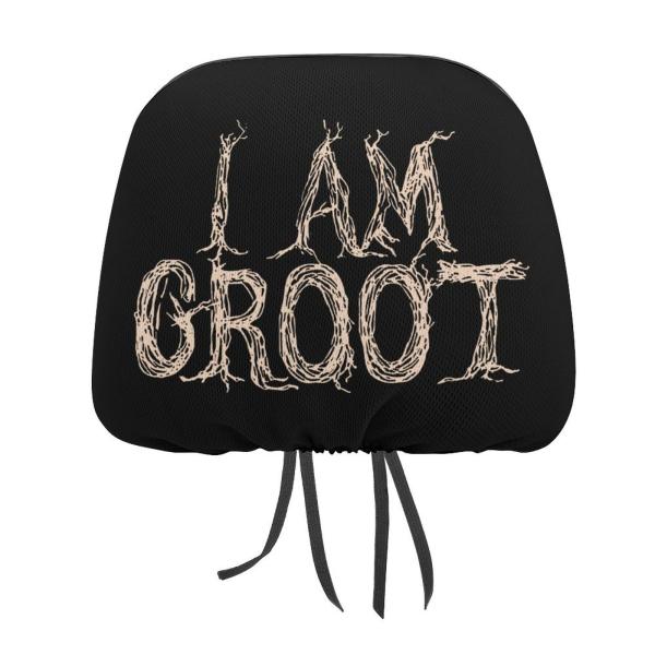 【並行輸入品】I Am Groot Car Headrest Covers Trucks Unive...