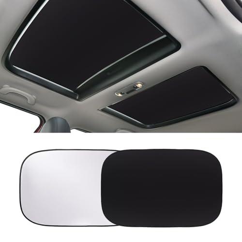 【並行輸入品】 ASUBHA 車用サンルーフサンシェード、サンルーフカバー、ブラックサンプロテクター...