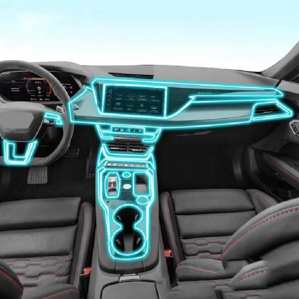 【並行輸入品】SPISLXTP 車内センターコンソール傷防止TPU透明保護フィルムシフトポジションピ...