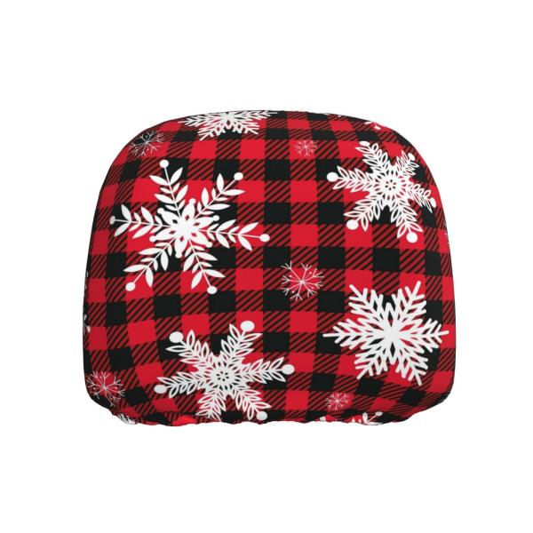 【並行輸入品】Xiso Ver Snowflakes On A Buffalo Plaid Chri...