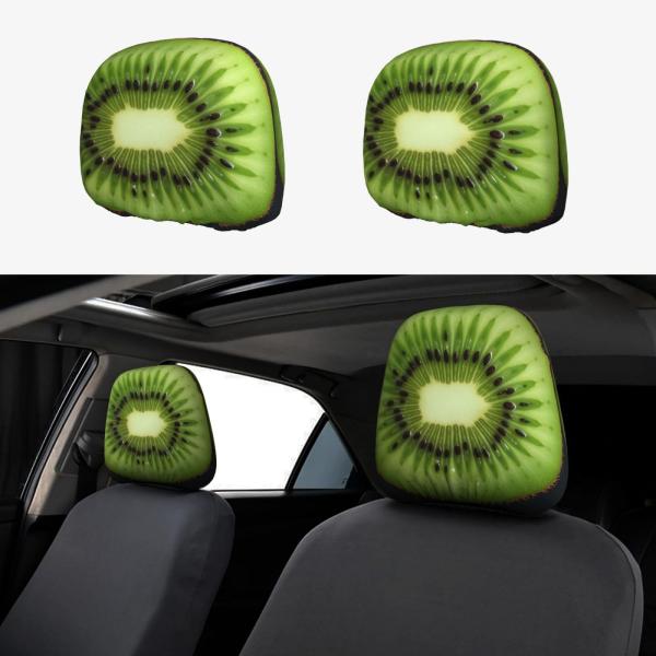 【並行輸入品】KKLWEGU 2 PCS Car Seat Headrest Cover Unive...