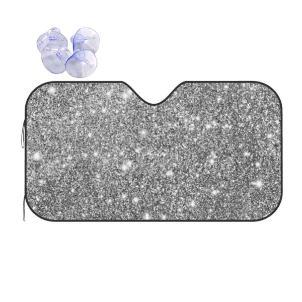 【並行輸入品】 Silver Glitter Sparkles Foldable Front Win...