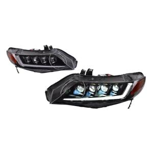 【並行輸入品】 BOYOGOHP Car Lights Compatible with Civic 8th Headlight 2006 201