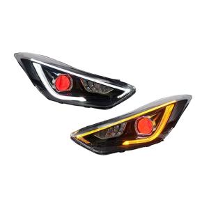 【並行輸入品】 BOYOGOHP 2PCS LED Projector Headlight Assembly Compatible with H