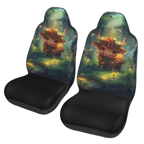 【並行輸入品】Mystenox カーシートカバー フルラップ 保護 牛 かわいい カーアクセサリー ...