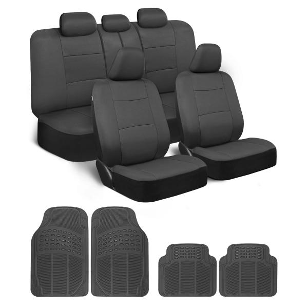 【並行輸入品】 BDK PolyPro Car Seat Covers Full Set Combo...