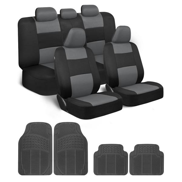 【並行輸入品】 BDK PolyPro Car Seat Covers Full Set Combo...