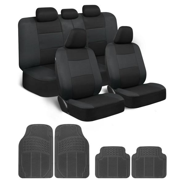 【並行輸入品】 BDK PolyPro Car Seat Covers Full Set Combo...