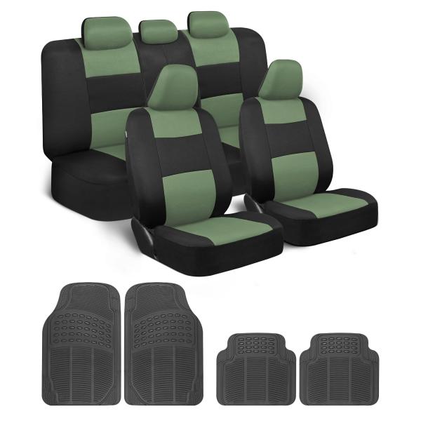 【並行輸入品】 BDK PolyPro Car Seat Covers Full Set Combo...