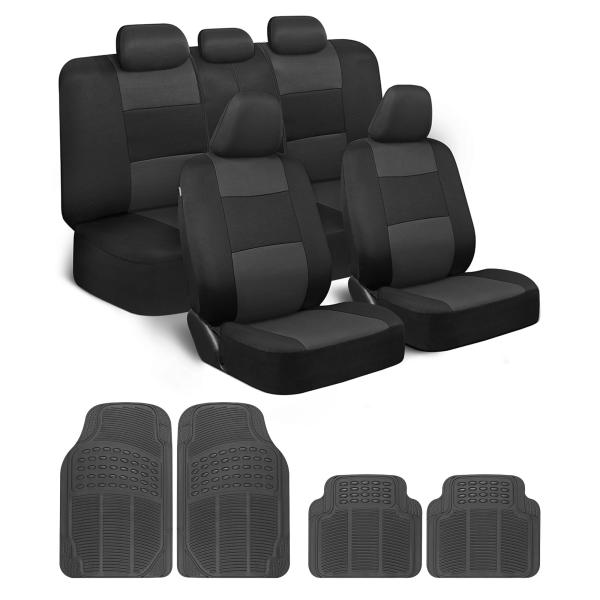 【並行輸入品】 BDK PolyPro Car Seat Covers Full Set Combo...
