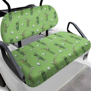 【並行輸入品】Rarucativ Pickles ゴルフシートカバー カート用 旅行 スポーツカート シートクッション アクセサリー ゴルフカー