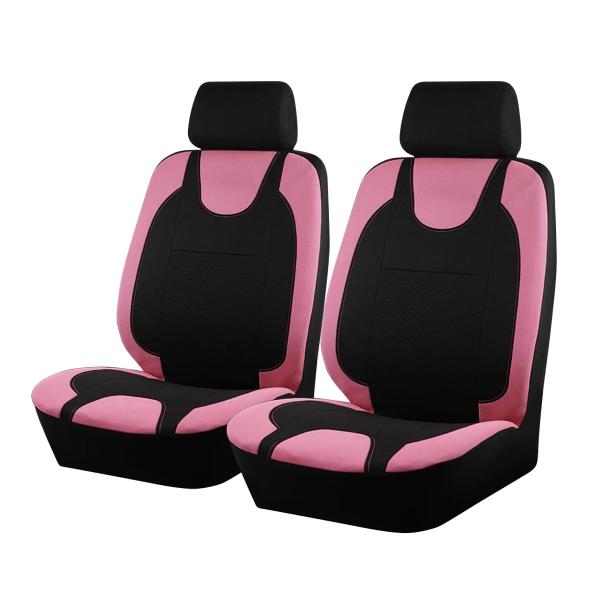 【並行輸入品】HAMOJUF 車用フロントシートカバー。ソフトで通気性のあるファブリック。車のフロン...