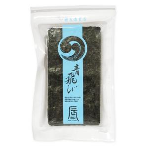 青とびのり　半切35枚　国内産　焼海苔　寿司　手巻き　海苔巻き　ラーメン　徳用　業務用 青飛び 青と...