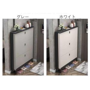 2025新品 激安★靴箱 シューズボックス 下...の詳細画像4