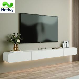 テレビ ローボード -- テレビ台 壁掛け式、120/160/180/200/240cm ウォールマウントメディアコンソール、ホワイトフ