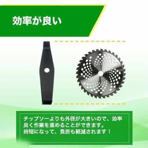 草刈り機 替え刃 2枚刃 斬丸 草刈用 二枚刃...の詳細画像3