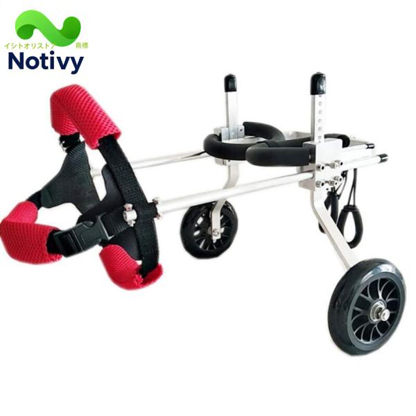 犬用カートペットスクーター、大型補助ブラケット車椅子麻痺身体障害者用犬アルミ合金超軽量カスタマイズ可...